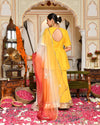 Swarn Peplum Gota Sharara Set