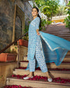 Aabha Handblock Cotton Gotapatti Suit Set