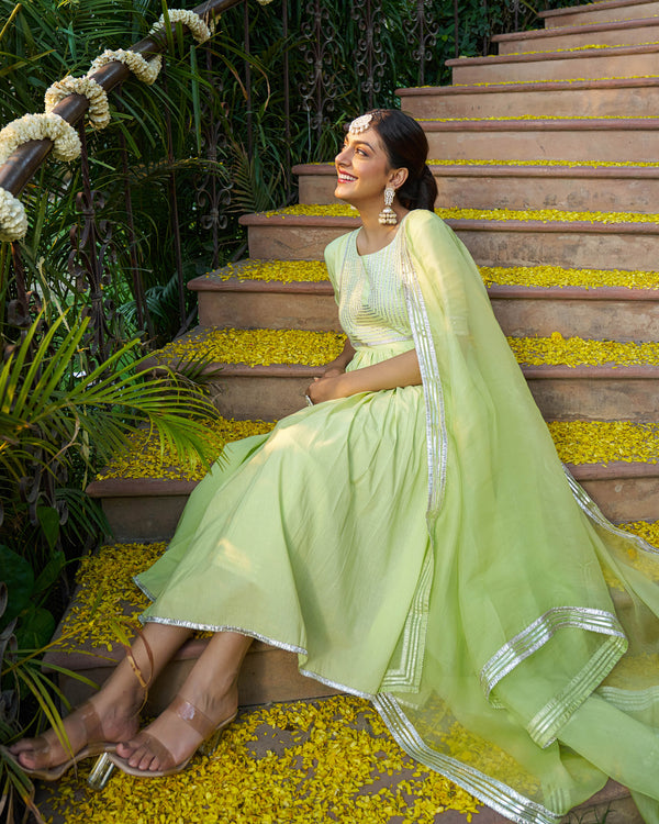 Sahra Cotton Gotapatti Suit Set