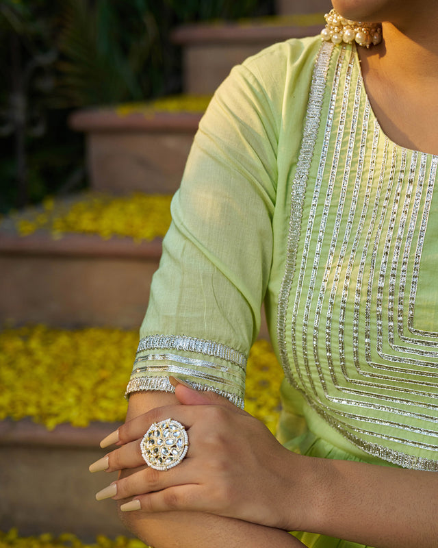 Sahra Cotton Gotapatti Suit Set