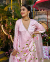 Ira Satin Handpainted Gotapatti Suit Set