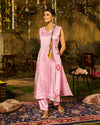 Ishq Satin Handpainted Kurta Set