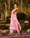 Ishq Satin Handpainted Kurta Set