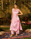 Ishq Satin Handpainted Kurta Set