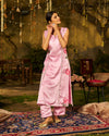Ishq Satin Handpainted Kurta Set