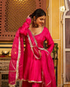 Raahein Silk Gotapatti Sharara Set