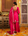 Raahein Silk Gotapatti Sharara Set