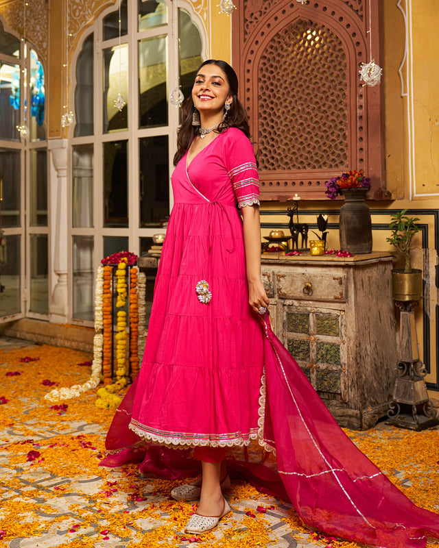 Roshni Cotton Gotapatti Suit Set