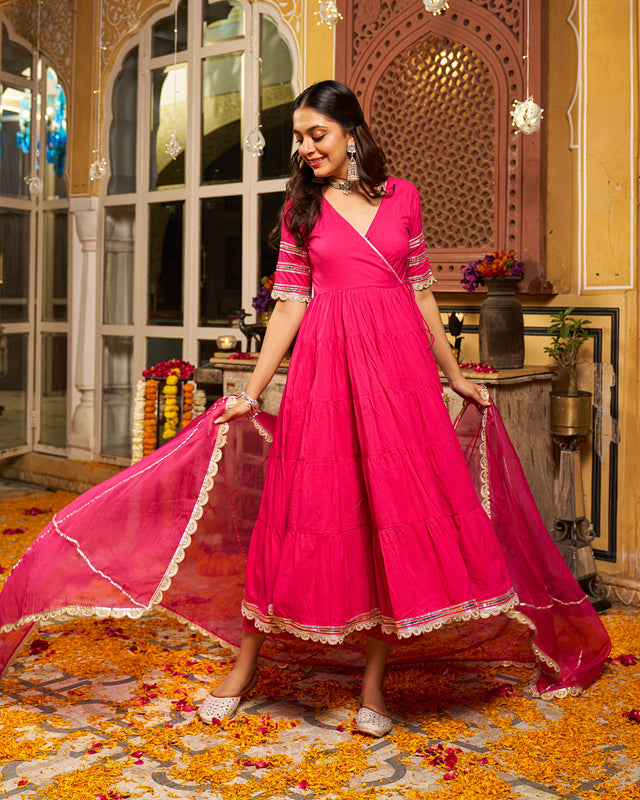 Roshni Cotton Gotapatti Suit Set