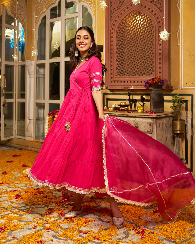 Roshni Cotton Gotapatti Suit Set