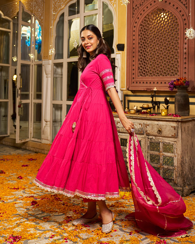 Roshni Cotton Gotapatti Suit Set