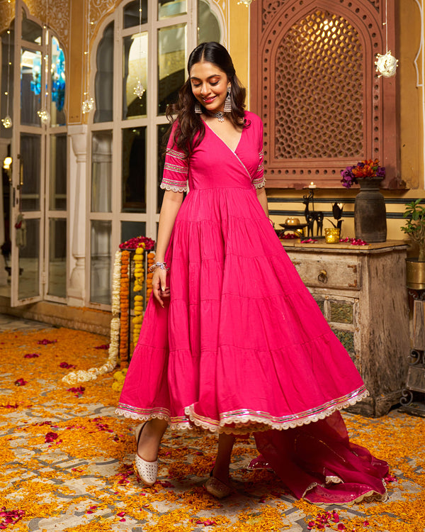 Roshni Cotton Gotapatti Suit Set