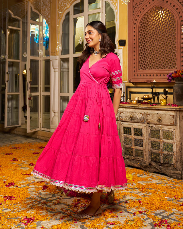 Roshni Cotton Gotapatti Suit Set