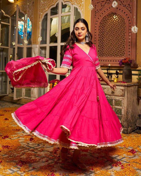 Roshni Cotton Gotapatti Suit Set