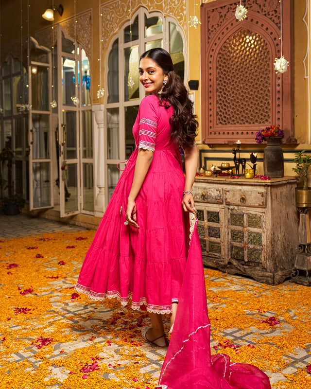 Roshni Cotton Gotapatti Suit Set