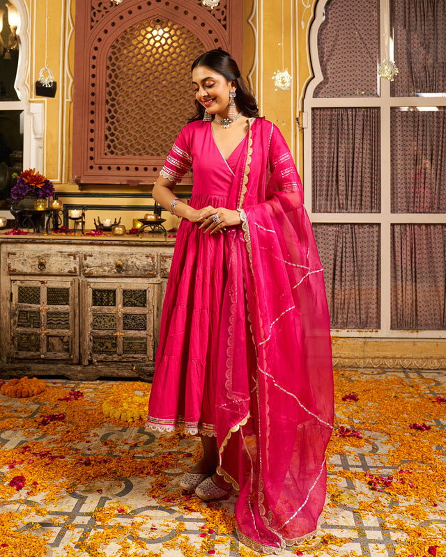 Roshni Cotton Gotapatti Suit Set