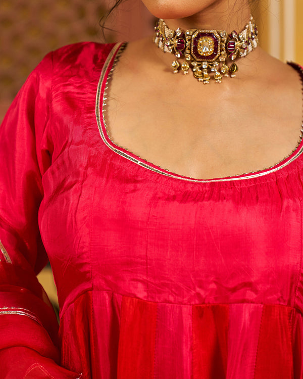 Numa Silk Gotapatti Suit Set