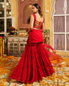 Noya Georgette Gotapatti Sharara Set