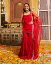 Noya Georgette Gotapatti Sharara Set