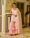 Zinia Satin Gotapatti Sharara Set