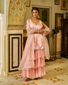Zinia Satin Gotapatti Sharara Set
