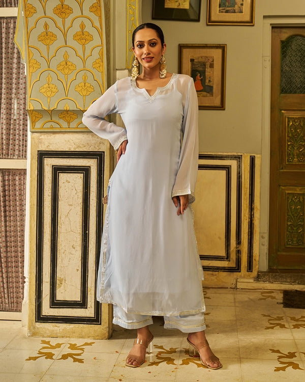 Silsila Georgette Gotapatti Kurta Set