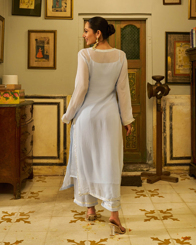 Silsila Georgette Gotapatti Kurta Set