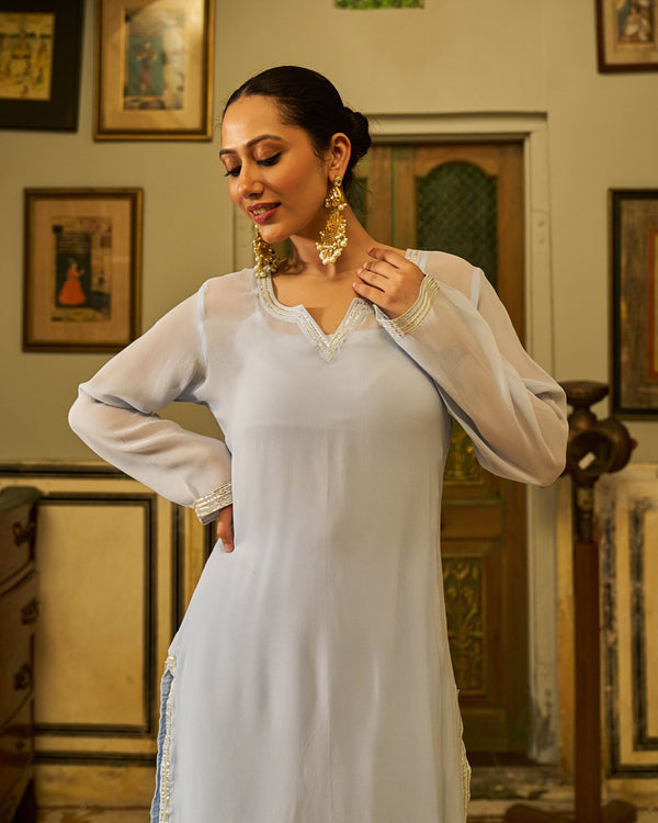 Silsila Georgette Gotapatti Kurta Set
