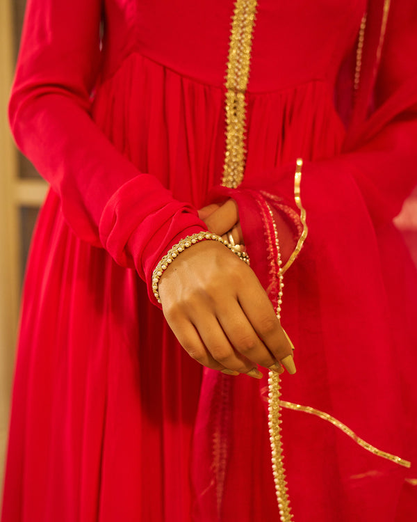 Zar Georgette Gotapatti Suit Set