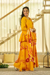 Pitambari Peplum Sharara set