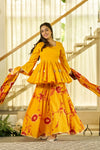 Pitambari Peplum Sharara set
