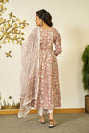 Rustic Rose handblock suit set
