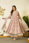 Rustic Rose handblock suit set