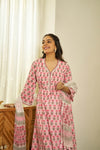 Gul-e-Surkh handblock suit set