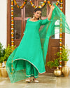Forest Phulkari Suit Set