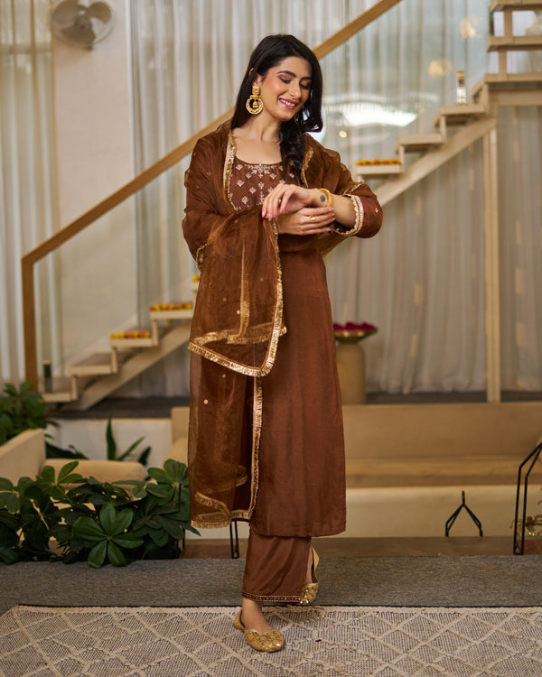 Sand line anokha suit set