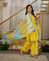 Marigold Upadasilk suit set