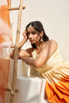 Gul Orange Ombre Cotton Schiffli Suit Set