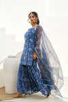 Neel Pari Sharara Set