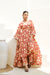 Royal Rust Floral Kurta Set