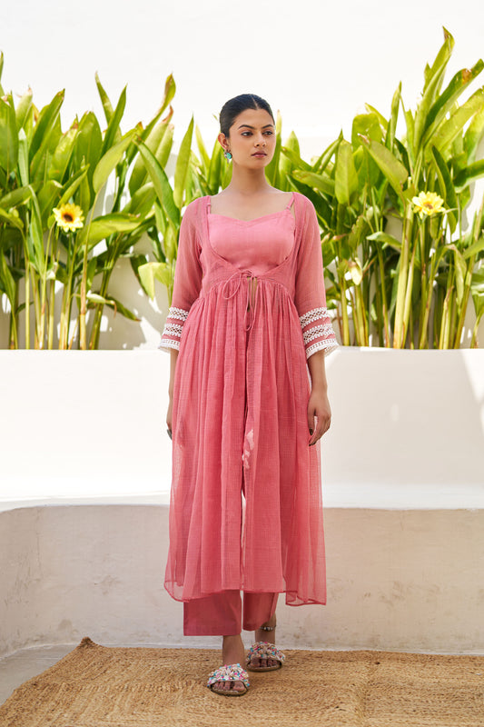 Aira Pink Doria Coord Set