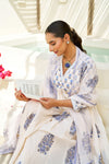 Blue Petal Grace Suit Set