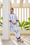 Tara Blue Tie Dye Cotton Coord Set