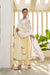Ziya Butter Yellow Chanderi Hand Painted Angrakha Suit Set