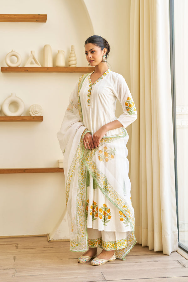 Green Leaf Suit Set