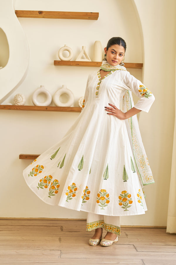 Green Leaf Suit Set