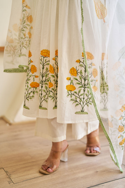 Green Leaf Suit Set