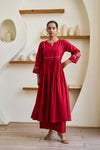 Crimson Grace Kurta Set