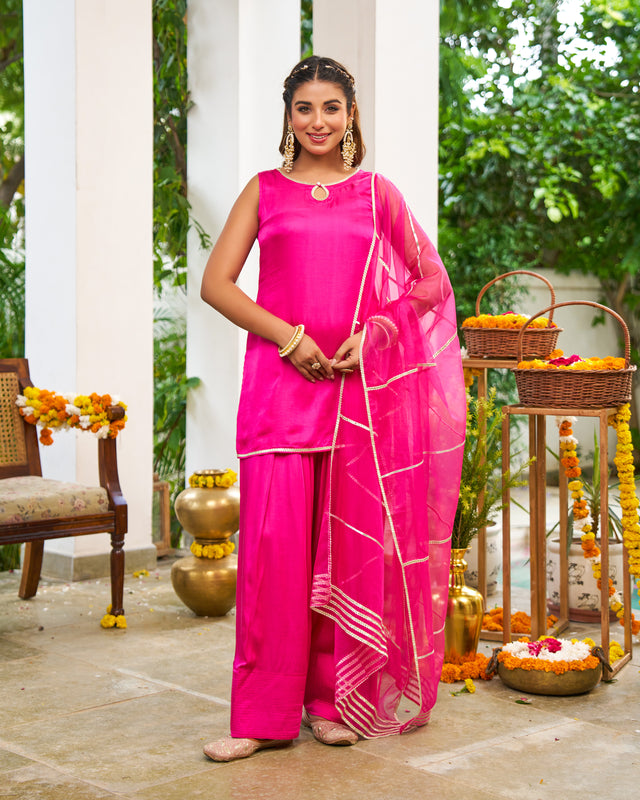 Raisa Pink Suit Set