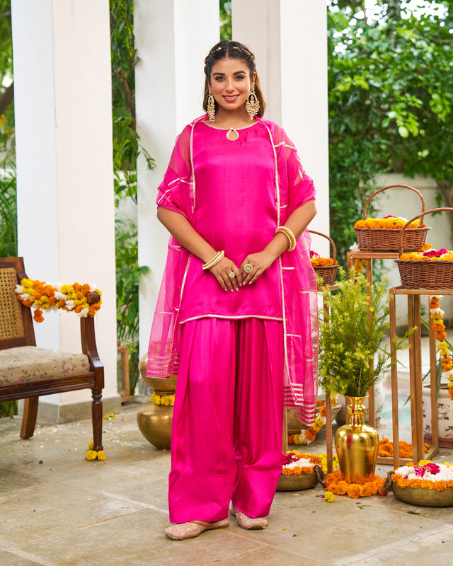 Raisa Pink Suit Set